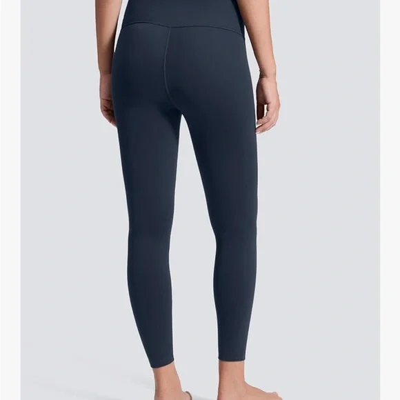 CRZ Yoga Maternity Navy Leggings XS - Picture 2 of 4